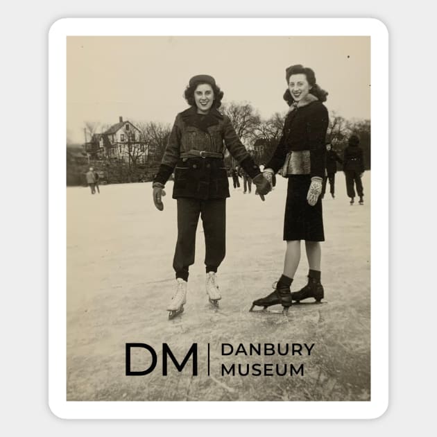 Danbury Classic: Skaters Magnet by Danbury Museum